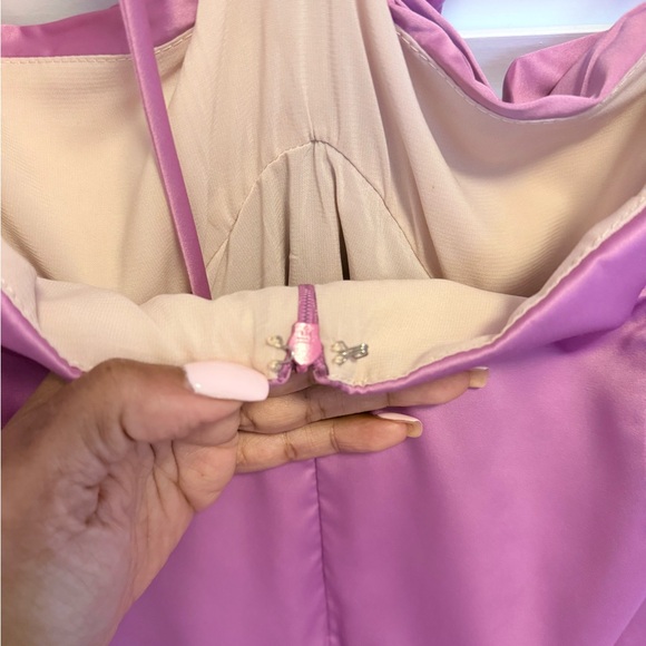 Like-New PatBo Magenta Cut Out Dress Sz 6 - Picture 5 of 10